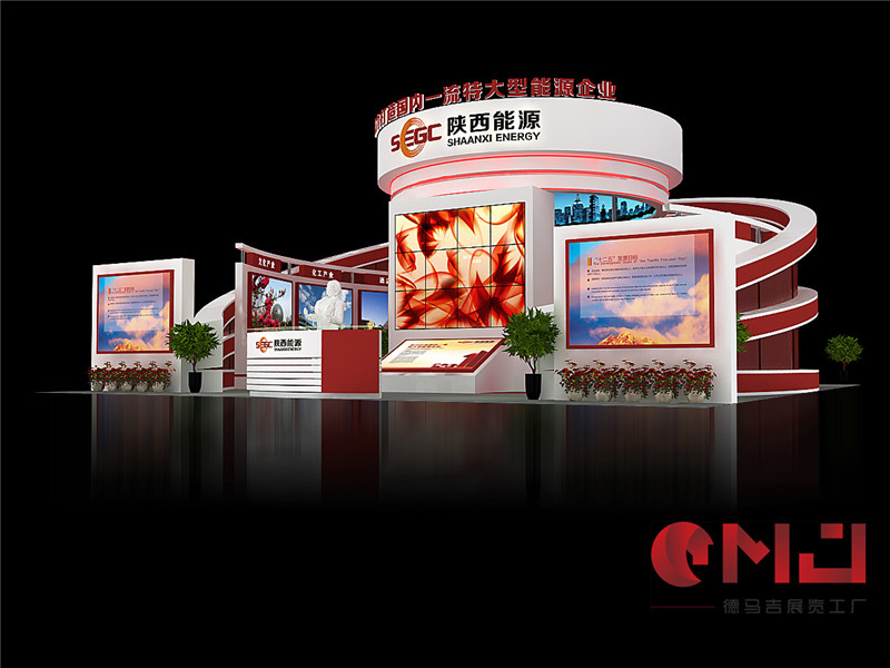陝能源91香蕉视频IOS污展示施工效果|製博會