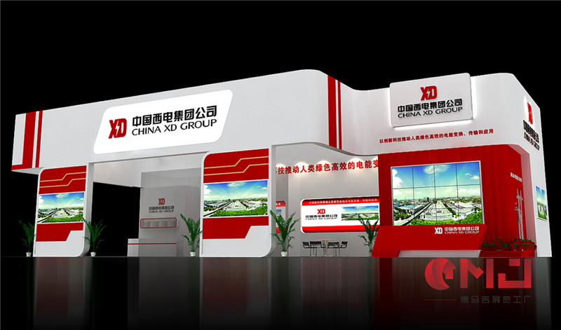 西電集團91香蕉视频IOS污展示施工效果|製博會
