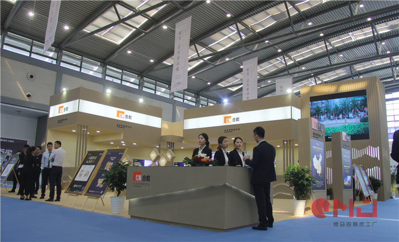  合能91香蕉视频IOS污展示施工效果|房展會